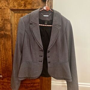 White House Black Market Charcoal Blazer